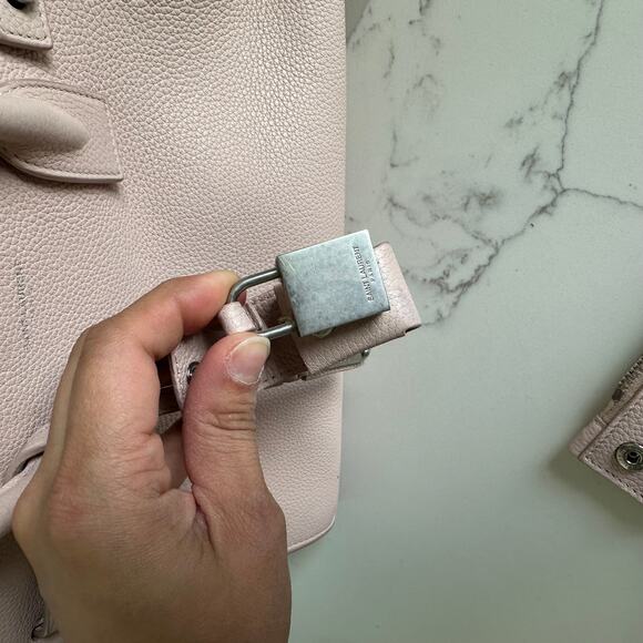 Yves Saint Laurent Rose Pink Grained Calfskin Leather Baby Sac De Jour Bag - Picture 12 of 14